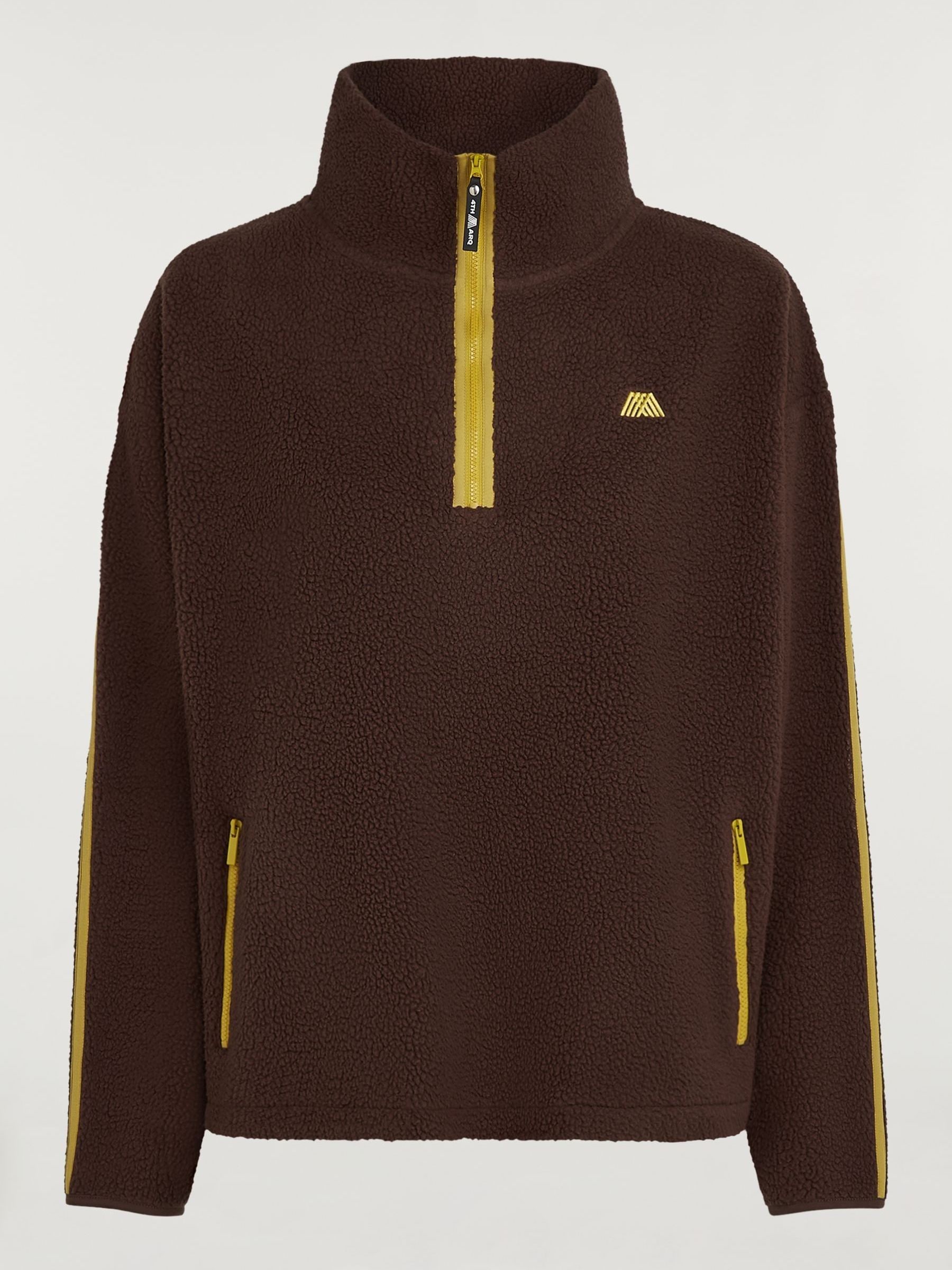 Buy 4th Arq Brown Maddox Half-Zip Fleece from the Next UK online shop