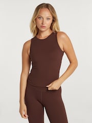 4th Arq Brown Rowe Tank Top - Image 1 of 6