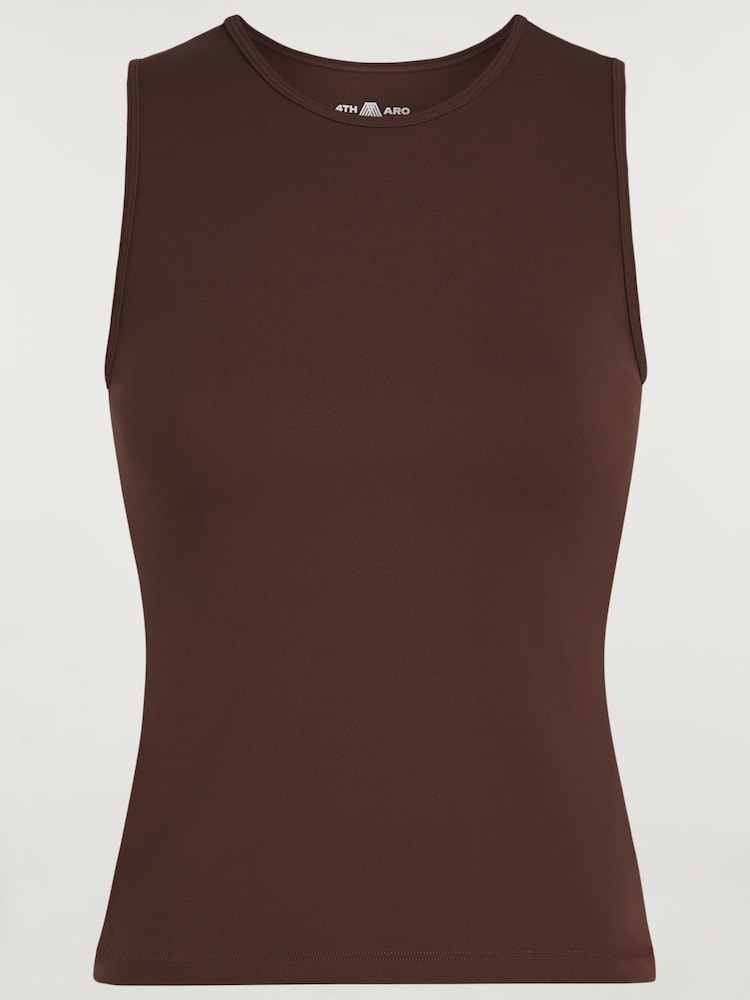 4th Arq Brown Rowe Tank Top - Image 6 of 6 4th Arq Brown Rowe Tank Top - Image 6 of 6