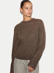 Brun - Jigsaw Cloud Cashmere Eldon Jumper - Bild 1 av 5