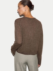 Brun - Jigsaw Cloud Cashmere Eldon Jumper - Bild 3 av 5