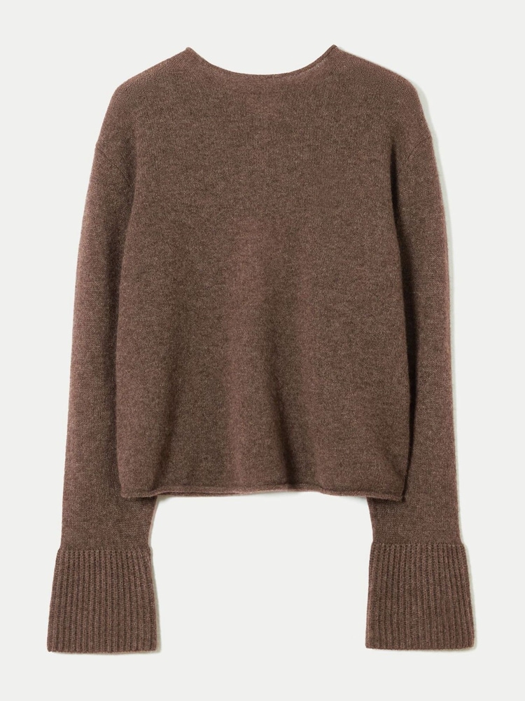 Brun - Jigsaw Cloud Cashmere Eldon Jumper - Bild 5 av 5