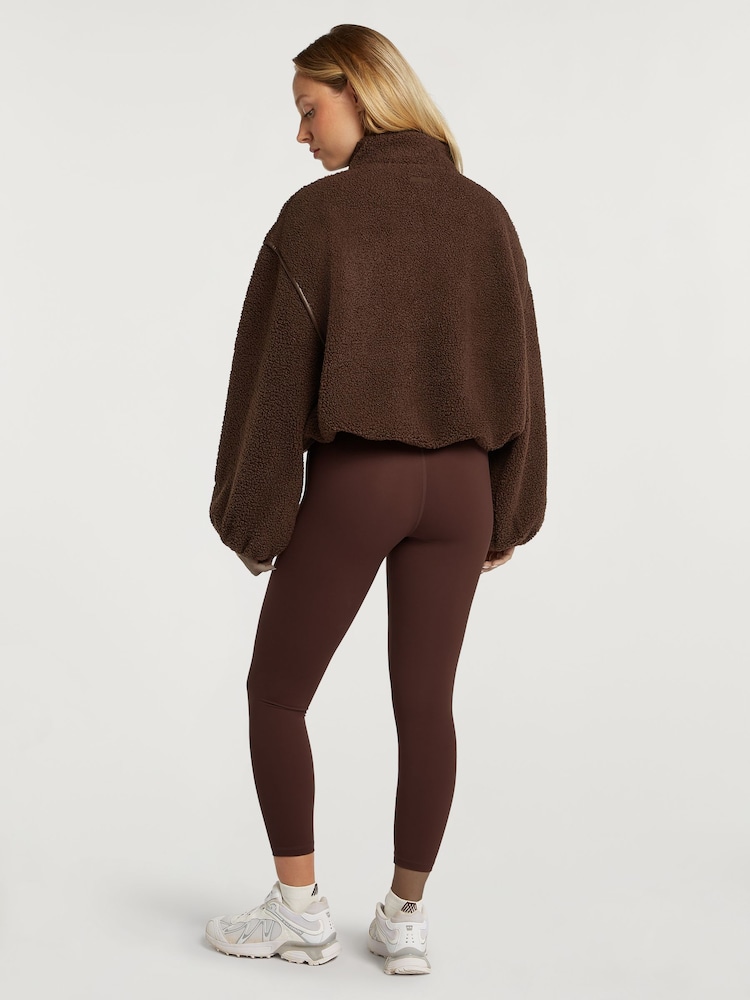 4th Arq Brown Borg Half-Zip Fleece - Image 2 of 8
