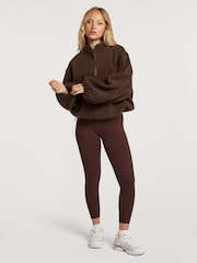 4th Arq Brown Borg Half-Zip Fleece - Image 5 of 8