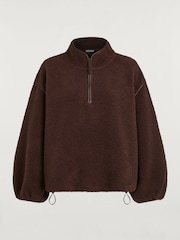 4th Arq Brown Borg Half-Zip Fleece - Image 8 of 8