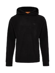 Threadbare Black Microfleece Overhead Hoodie - Image 5 of 5