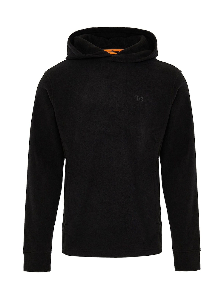 Threadbare Black Microfleece Overhead Hoodie - Image 5 of 5 Threadbare Black Microfleece Overhead Hoodie - Image 5 of 5