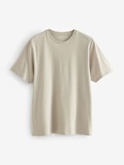 Blue/Light Grey/Brown/Green 100% Cotton T-Shirts 4 Pack - Image 14 of 17