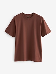 Blue/Light Grey/Brown/Green 100% Cotton T-Shirts 4 Pack - Image 15 of 17