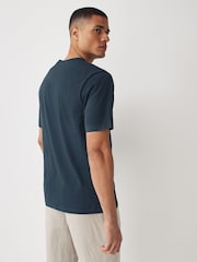 Blue/Light Grey/Brown/Green 100% Cotton T-Shirts 4 Pack - Image 8 of 17