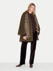 Jigsaw Wool Oversized Cape Poncho - Bilde 3 av 6