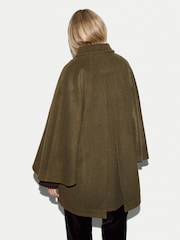 Jigsaw Wool Oversized Cape Poncho - Bilde 4 av 6