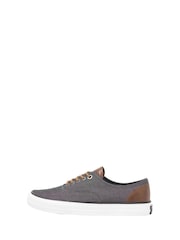 JACK & JONES Grey Canvas Trainers - Image 2 of 4