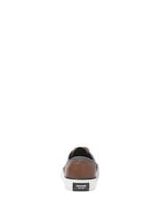JACK & JONES Grey Canvas Trainers - Image 3 of 4