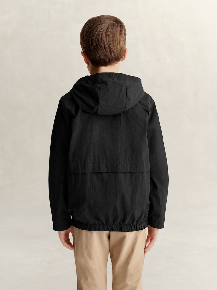 GANT Black Lightweight Windbreaker Jacket - Image 2 of 8 GANT Black Lightweight Windbreaker Jacket - Image 2 of 8