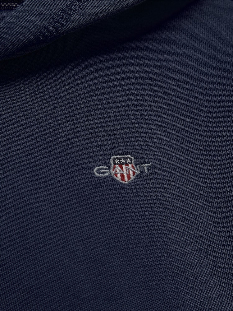 Plavo - GANT Shield Dukserica sa kapuljačom - Slika 2 od 2