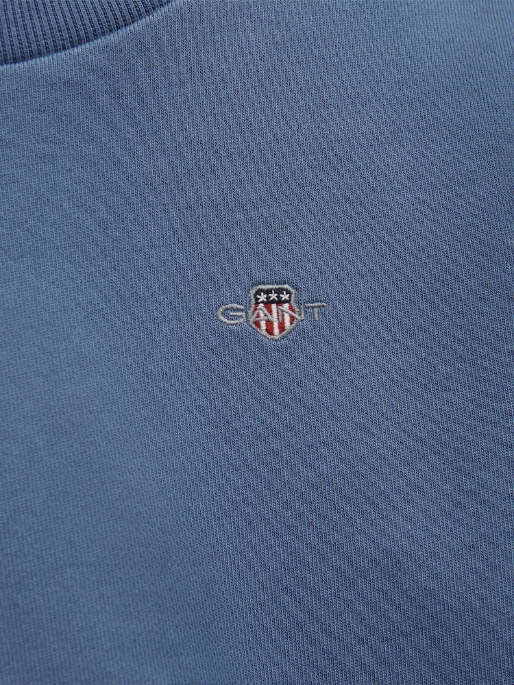 Azul claro - Sudadera de cuello redondo con escudo de GANT - Imagen 2 de 2 Azul claro - Sudadera de cuello redondo con escudo de GANT - Imagen 2 de 2