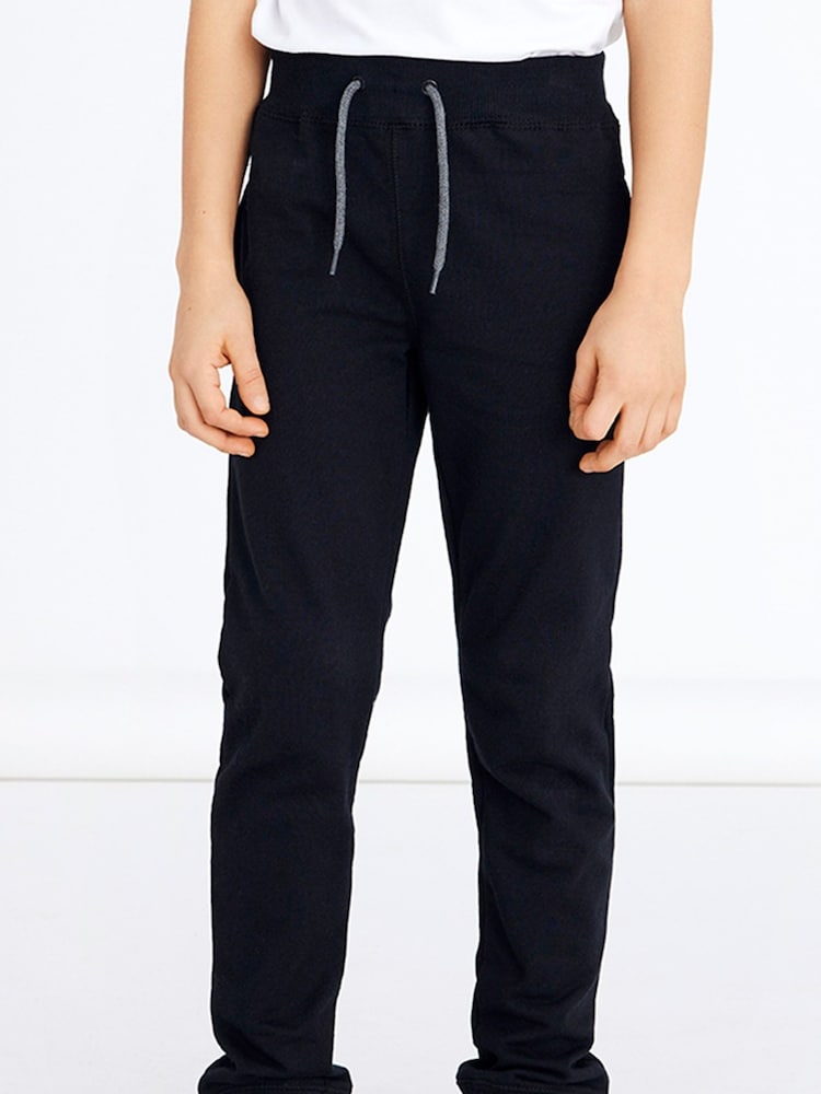 Name It Black Cuffed Cotton Joggers - Image 1 of 1