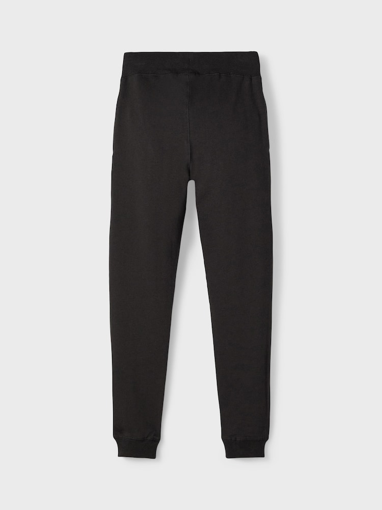 Name It Black Cuffed Cotton Joggers - Image 3 of 5
