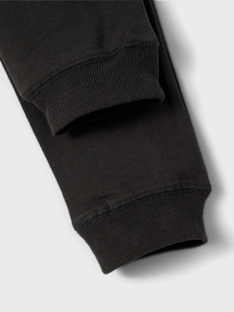 Name It Black Cuffed Cotton Joggers - Image 4 of 5