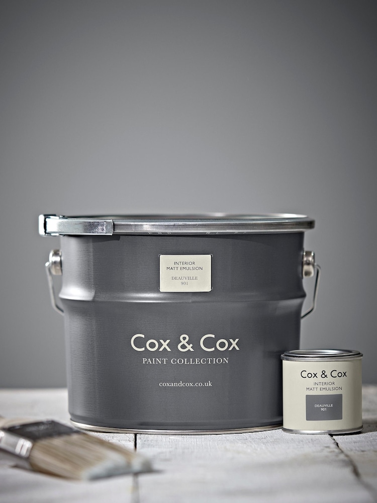 Cox & Cox Blue 2.5L Swedish Blue 907 Matt Emulsion Paint - Image 3 of 3