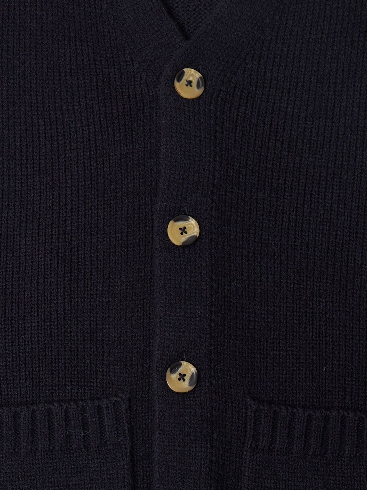سترة كارديغان منسوجة بفتحة رقبة على شكل حرف V من Threadbare - صورة 5 من 5