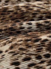 Animal Print Long Sleeve Chiffon Maxi Dress - Image 6 of 6