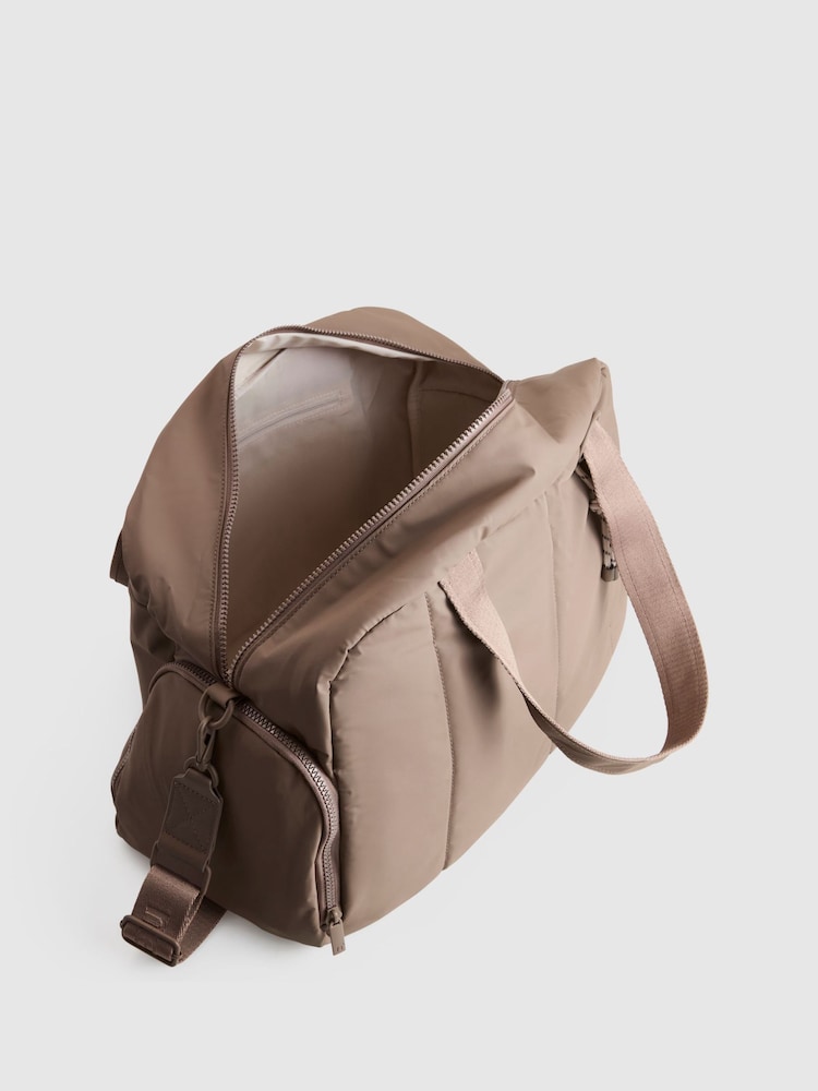 Nere Brown Coated Carry On Bag - Image 4 of 4