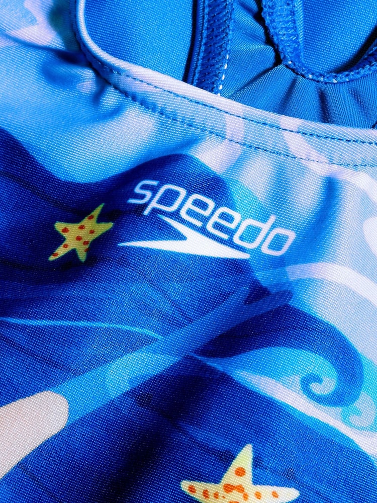 Dziewczęcy strój kąpielowy Speedo z cyfrowym nadrukiem - Image 3 of 5