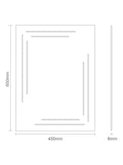 Showerdrape Chelsea Rectangular Bathroom Mirror - Image 4 of 4