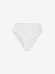 White/Black/Grey High Rise High Leg Lace Knickers 4 Pack - Image 8 of 9