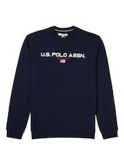 U.S. Polo Assn. Navy Blazer Sport Crew Neck Sweatshirt - Image 3 of 5
