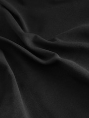 Black Double Layer Ribbed Long Sleeve Crew Neck Top - Image 6 of 6