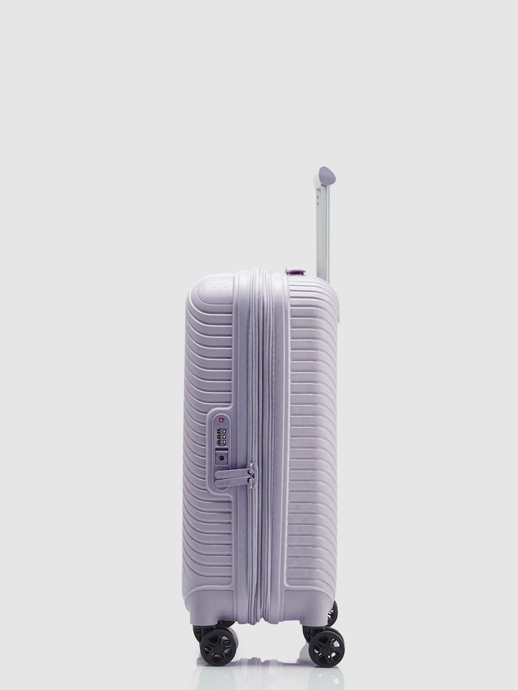 Nere Bondi Lilac Grey Cabin Suitcase - Image 2 of 8 Nere Bondi Lilac Grey Cabin Suitcase - Image 2 of 8