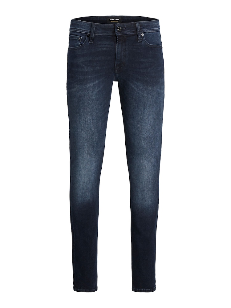 JACK & JONES Sky Blue Liam Skinny Fit Jeans - Image 6 of 7