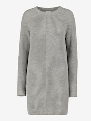NOISY MAY Grey Long Sleeve Jumper Dress - Image 5 of 5