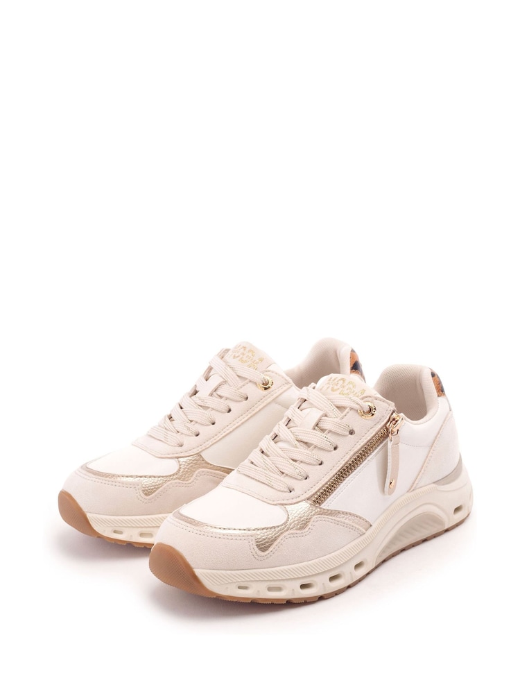 Moda in Pelle White Cloudie Sporty Runner Trainers - Image 2 of 4 Moda in Pelle White Cloudie Sporty Runner Trainers - Image 2 of 4