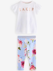 Baker by Ted Baker Pleated T-Shirt And Leggings Set - Image 7 of 10