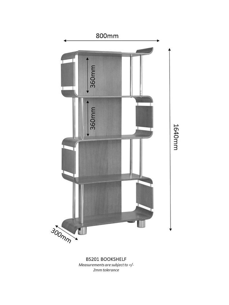 Jual Walnut Helsinki Bookcase - Image 3 of 3