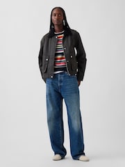 Gap Multi Stripe CashSoft Crew Jumper - Image 3 of 4