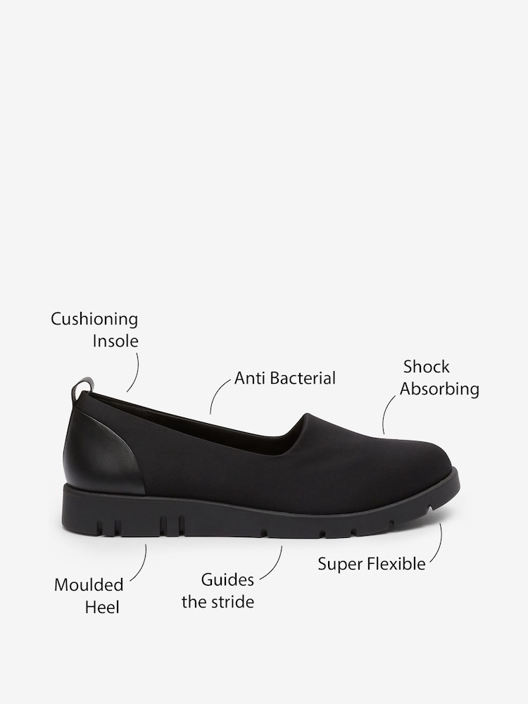 Black Forever Comfort® with Motionflex Slip-On Shoes - Image 7 of 7
