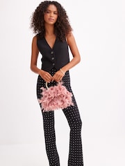 Pink Feather Bag - Image 3 of 10