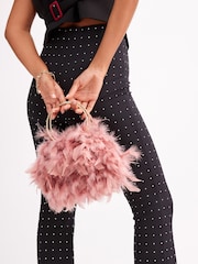 Pink Feather Bag - Image 4 of 10