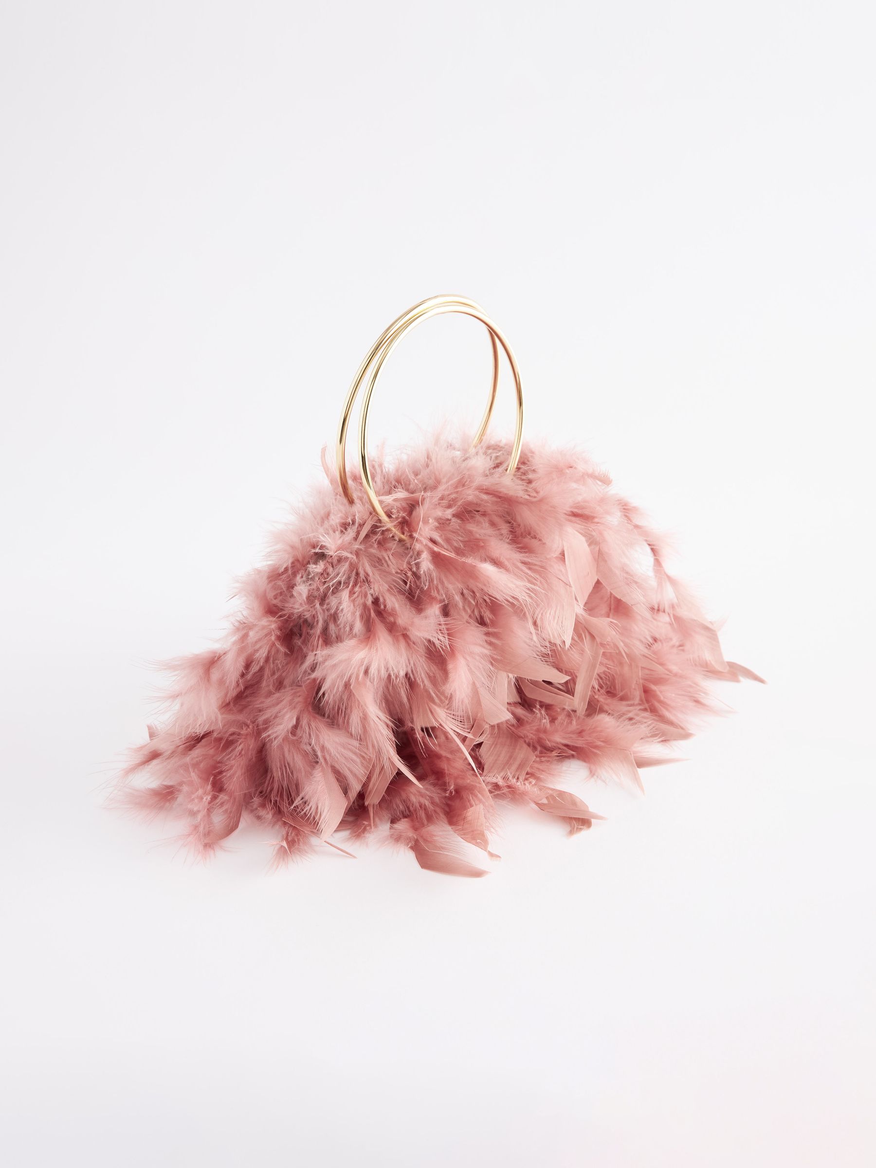 Buy Pink Feather Bag from Next Italy