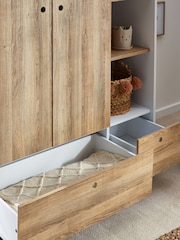 White/Wood Effect Parker Kids Wardrobe - Image 5 of 8