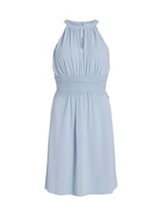 VILA Blue Halterneck Occassion Dress - Image 6 of 6