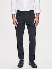 Hackett Blue Trinity 5 Pocket Trousers - Image 1 of 4