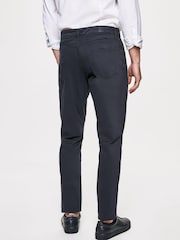 Hackett Blue Trinity 5 Pocket Trousers - Image 2 of 4