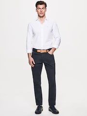 Hackett Blue Trinity 5 Pocket Trousers - Image 3 of 4