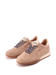 Moda in Pelle Natural Aveline Textured Outsole Slim Trainers - Image 3 of 4
